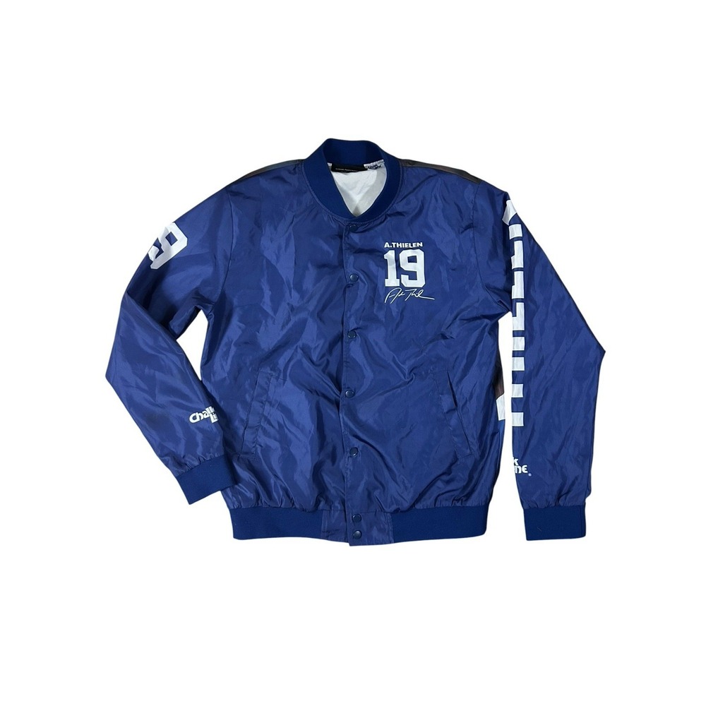 Chalk Line Adam Thielen Minnesota Vikings Fanimation Jacket Men's L NFLPA Satin